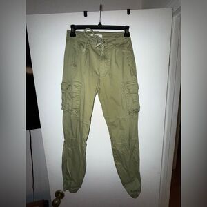 Women’s Olive Cargo Pants